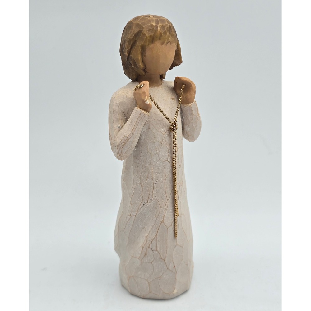Willow Tree Truly Golden Figurine Susan Lordi Demdaco 2008 No Box Repaired Hand